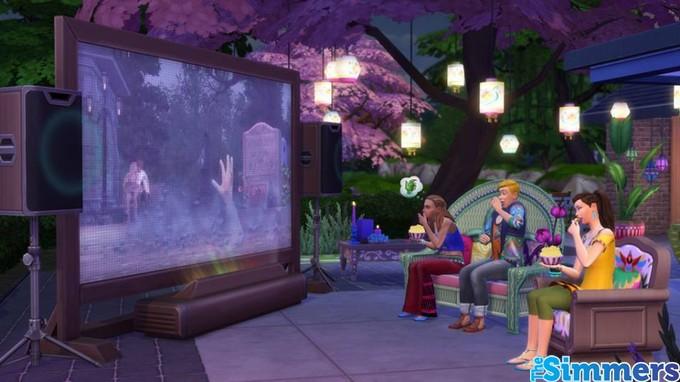 The Sims 4 Noite de Cinema