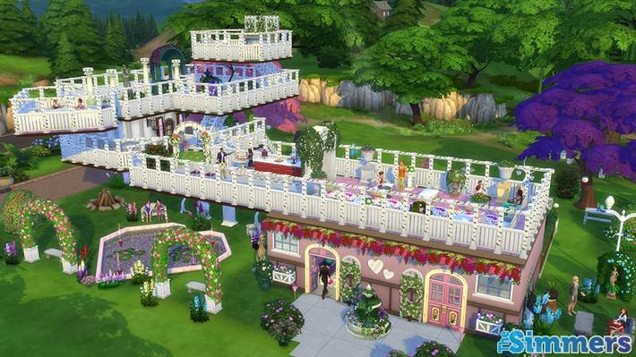 9 Lotes Incríveis do The Sims 4 Jardim Romântico Coleção de Objetos (2)