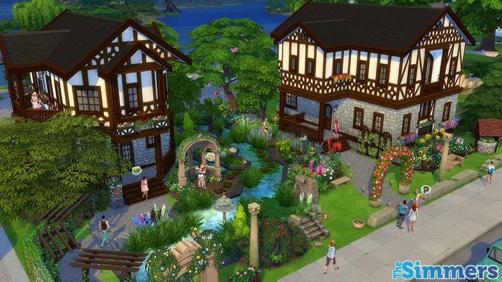 9 Lotes Incríveis do The Sims 4 Jardim Romântico Coleção de Objetos (5)