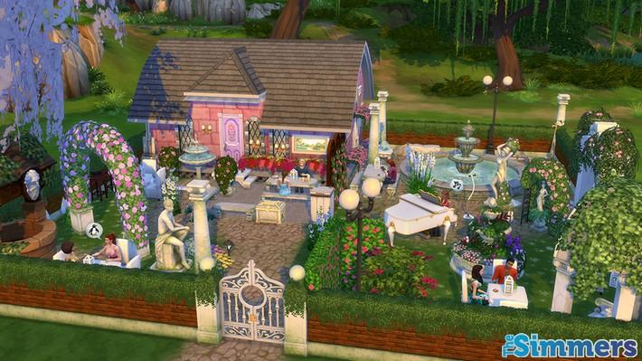 9 Lotes Incríveis do The Sims 4 Jardim Romântico Coleção de Objetos (7)