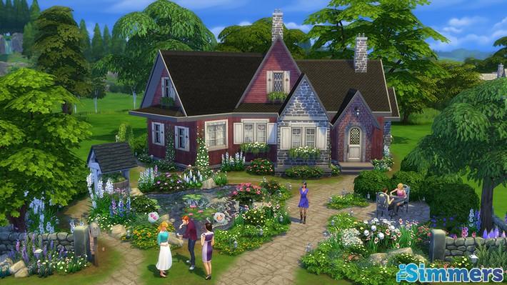 9 Lotes Incríveis do The Sims 4 Jardim Romântico Coleção de Objetos (8)