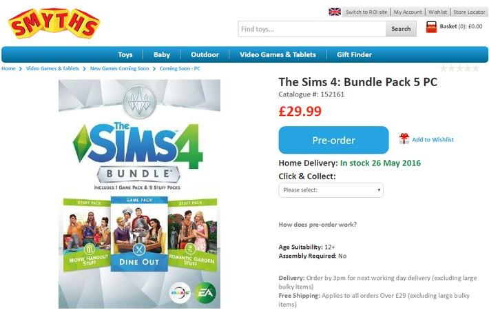 #NOTICIA - Primeiros detalhes de The Sims Dine Out