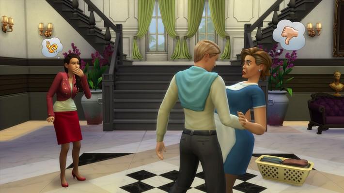 Seus Sims estão agindo com mais... ciúme