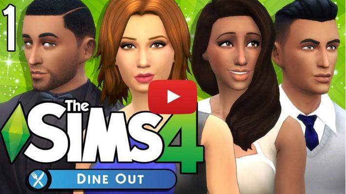 6 séries Vamos Jogar viciantes do The Sims 4 Escapada Gourmet!