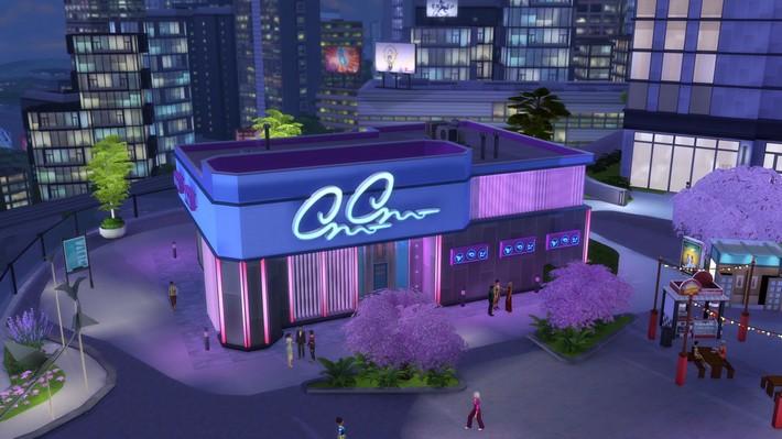 Cante com toda a alma no karaokê do The Sims 4 Vida na Cidade