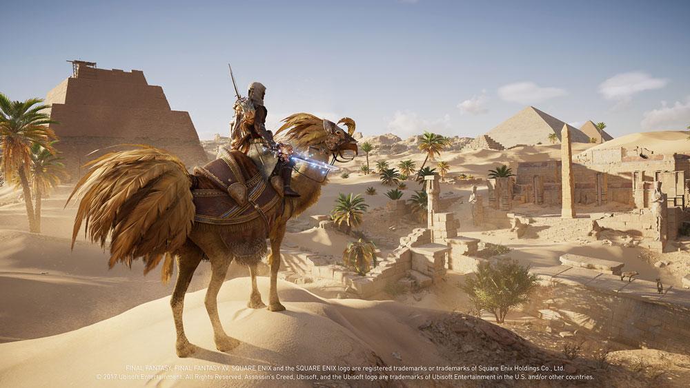 Assassin's Creed Origins encontra Final Fantasy XV