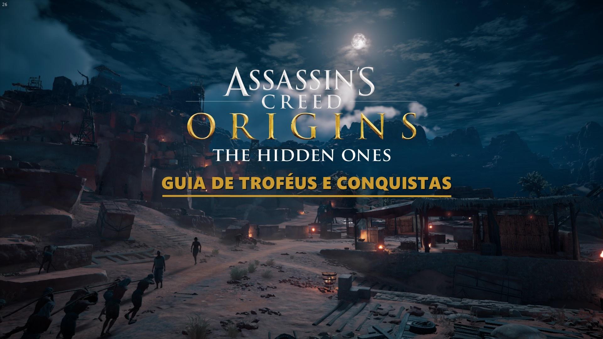 Guia de Troféus e Conquistas - Assassin's Creed Origins - The Hidden Ones