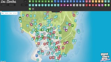 Super mapa interativo com todos os itens de GTA V