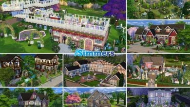 9 Lotes Incríveis do The Sims 4 Jardim Romântico Coleção de Objetos