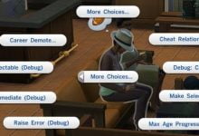 MOD Interações e Cheats avançados Tradução