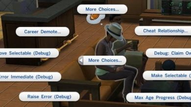 MOD Interações e Cheats avançados Tradução