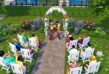Planeje um casamento perfeito no Parque do Centro com The Sims 4 Vida na Cidade