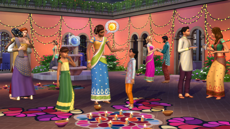 Comemore o Diwali no jogo The Sims 4 hoje!