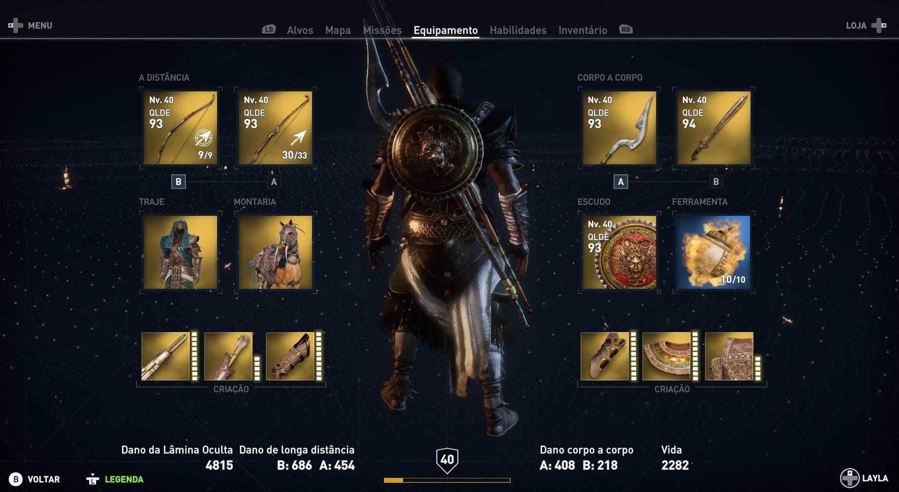 Assassin's Creed Origins - como funcionam as armas lendárias, as armas amaldiçoadas e outras mais