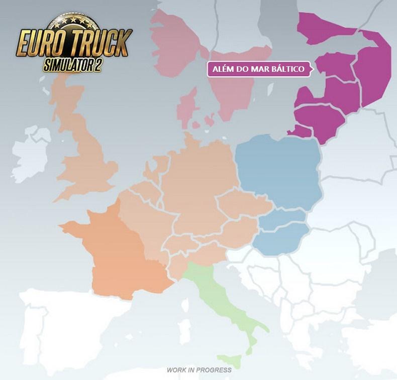 Além do mar Báltico está chegando como nova DLC para Euro Truck Simulator 2