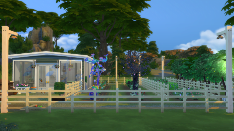 Abrigo de jardim para The Sims 4 (todas as plantas do jogo)