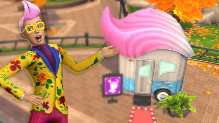Conheça Izzy Fabulous, do The Sims Móvel