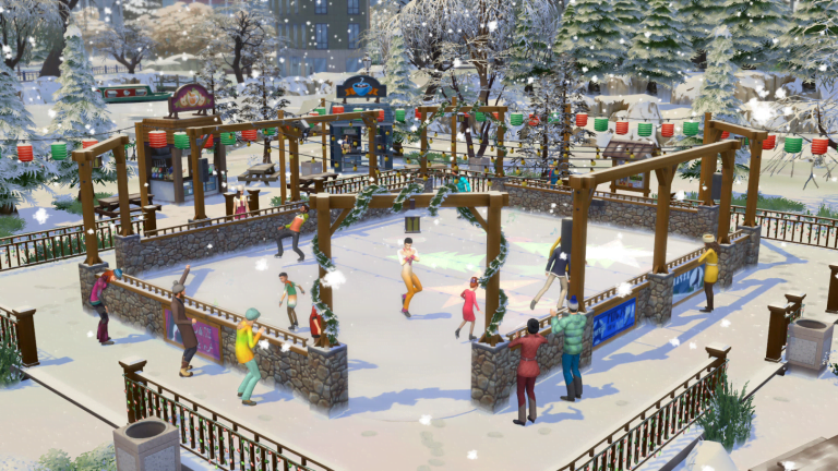 Entre em ação com as estações em The Sims 4