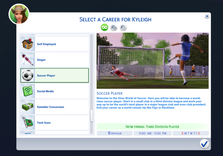 #MOD Carreira de Jogador de Futebol
