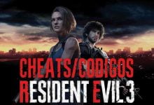 CHEATS CODIGOS RESIDENT EVIL 3 REMAKE