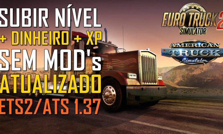 Como adicionar dinheiro e XP no ETS2 ou ATS v. 1.37 com o TS SE Tool