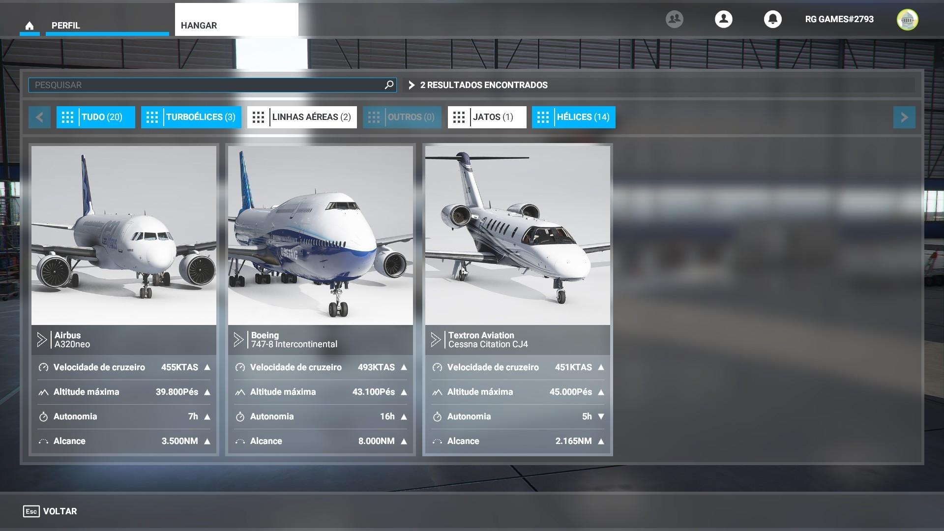 Aviões à Jato - Flight Simulator
