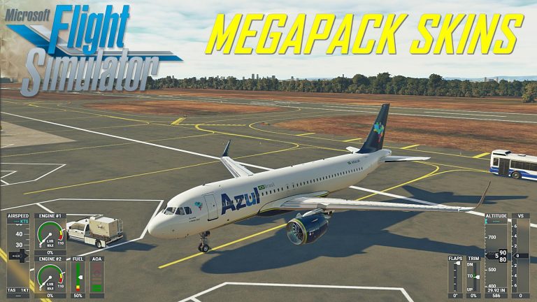 MSFS – Mega Pacote de Liveries – Skins – Pinturas para Flight Simulator 2020