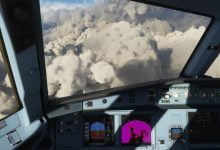 Os jogadores do Microsoft Flight Simulator estao perseguindo o furacao Laura