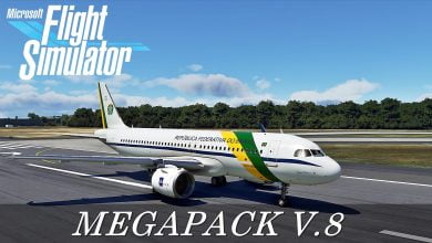 Mega Pack skins livreries Microsoft Flight Simulator
