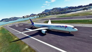 Pack de Pinturas para Boing 787 do Microsoft Flight Simulator
