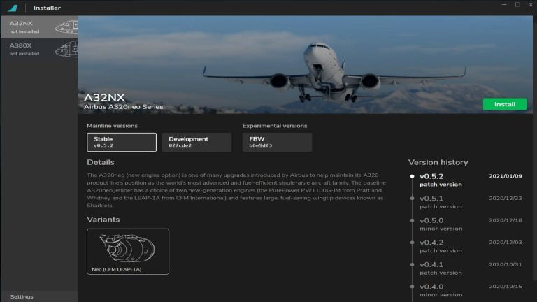 O novo e melhorado instalador FlyByWire para MSFS foi lançado!