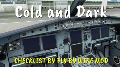 Cold and dark cheklist completo msfs