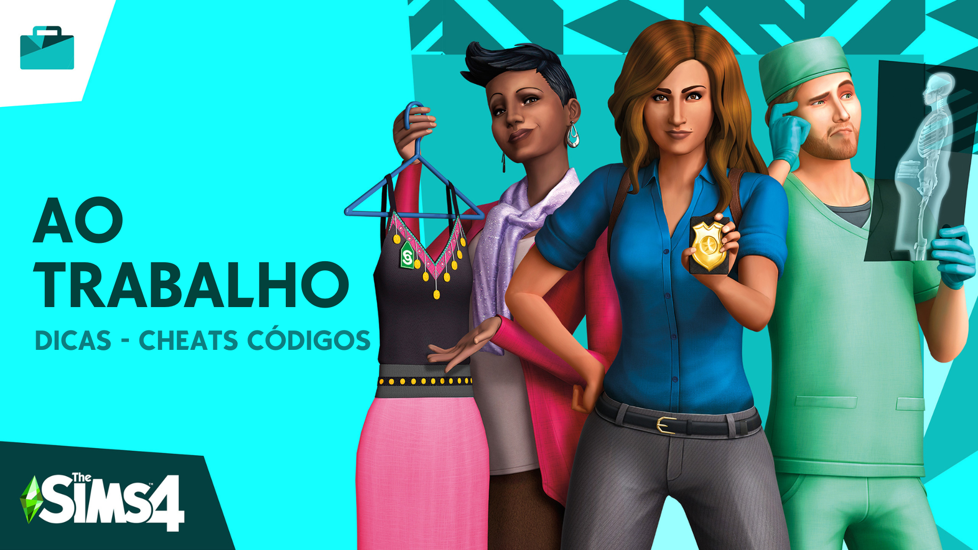 DICAS - CHEATS CÓDIGOS THE SIMS 4 AO TRABALHO