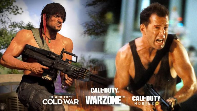 Como obter skins de Rambo e John McClane em Warzone, Cold War & CoD Mobile