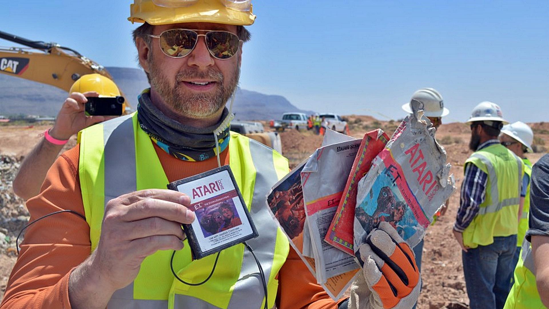 Vários jogos do Atari 2600 - E.T. The Extra-Terrestrial - foram encontrados em um aterro sanitário