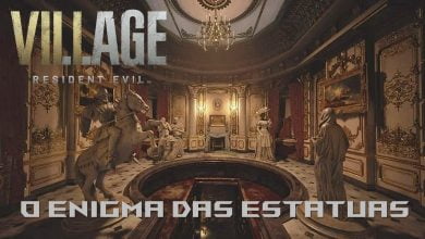 o enigma das estatuas resident evil village