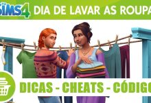 the sims 4 dia de lavar as roupas cheats codigos dicas macetes truques
