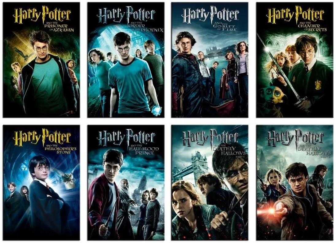 A série Harry Potter conta com 7 livros e 8 filmes oficiais