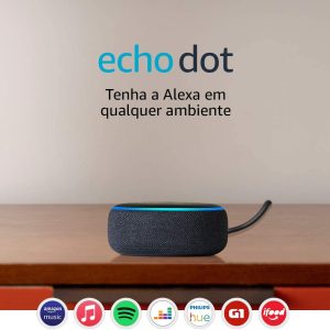 Echo Dot 3 com Alexa é muito mais do que um auto falante inteligente com assistente virtual. 