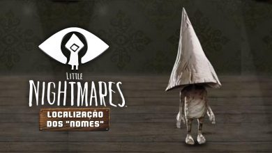LITTLE NITHTMARES LOCALIZACAO DE TODOS OS NOMES