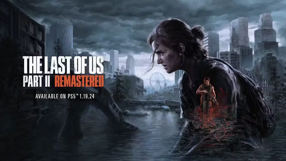 Explore o mundo pós-apocalíptico com gráficos impressionantes em The Last of Us Part 2 Remastered para PS5.