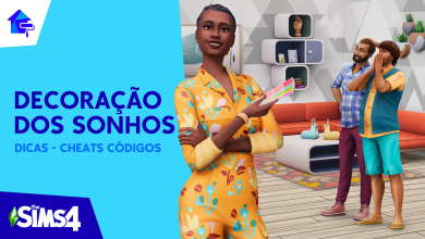 DICAS - CHEATS CÓDIGOS THE SIMS 4 DECORAÇÃO DOS SONHOS