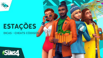 DICAS - CHEATS CÓDIGOS THE SIMS 4 ESTAÇÕES