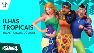 DICAS - CHEATS CÓDIGOS THE SIMS 4 ILHAS TROPICAIS