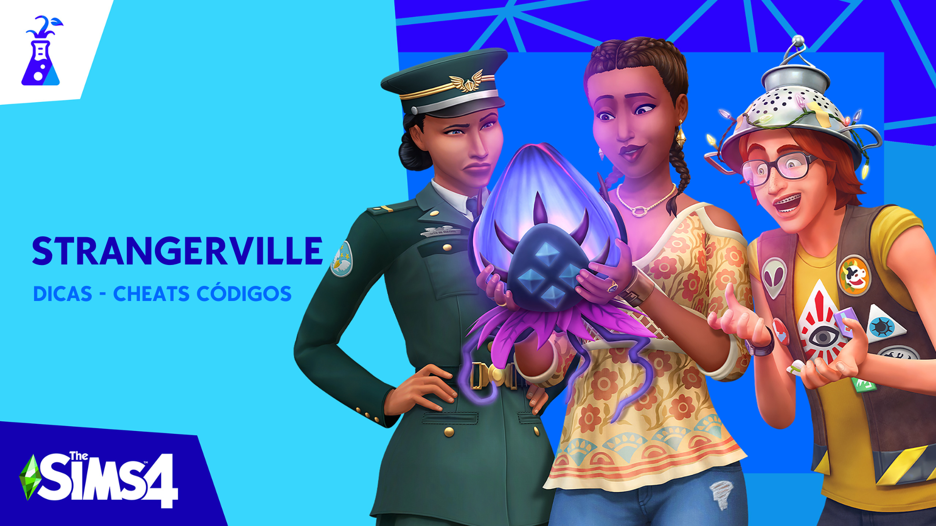 DICAS - CHEATS CÓDIGOS THE SIMS 4 STRANGERVILLE