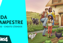 DICAS - CHEATS CÓDIGOS THE SIMS 4 VIDA CAMPESTRE