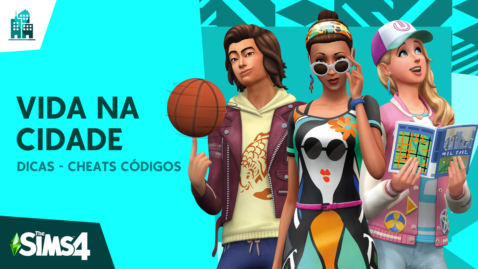 DICAS - CHEATS CÓDIGOS THE SIMS 4 VIDA NA CIDADE
