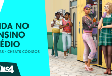 DICAS CHEATS CODIGOS THE SIMS 4 VIDA NO ENSINO MEDIO