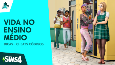 DICAS CHEATS CODIGOS THE SIMS 4 VIDA NO ENSINO MEDIO