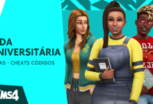 DICAS - CHEATS CÓDIGOS THE SIMS 4 VIDA UNIVERSITARIA